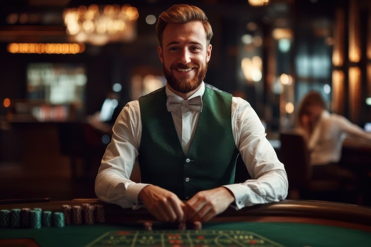 Infinite Blackjack live dealer and shoe setup at mpo7 99.com